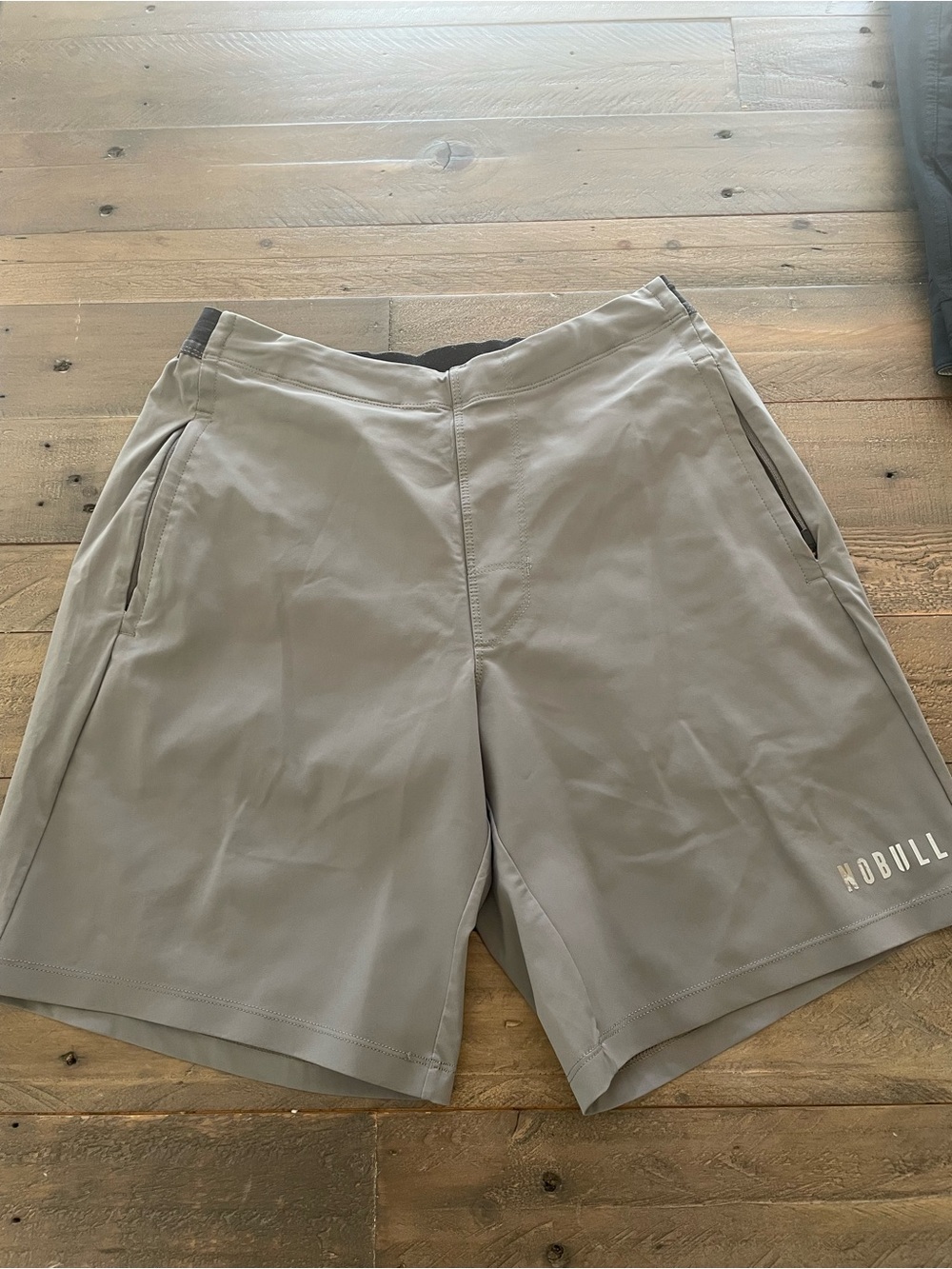 NOBULL Men's Light Gray Training Shorts